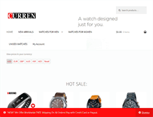 Tablet Screenshot of curren-watches.com